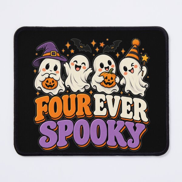 Item preview, Four Ever Spooky Ghost Friends Lineup designed and sold by GibasVisuals.
