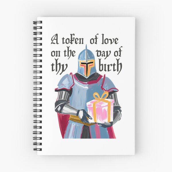 Item preview, A Token Of Love On The Day Of Thy Birth Medieval Knight designed and sold by HollowayDaina.