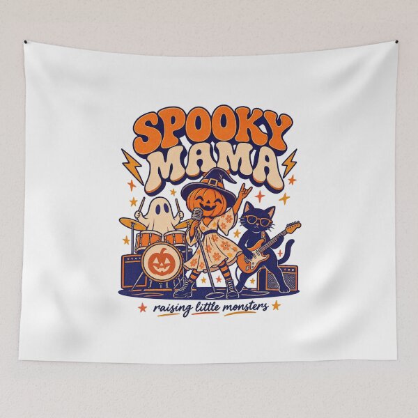 Item preview, Spooky Mama Music Raising Little Monsters designed and sold by LuveraxArt.