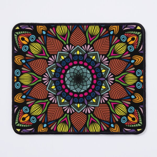 Item preview, Autumn Majesty Geometric Star Mandala designed and sold by FioreDiCiliegio.