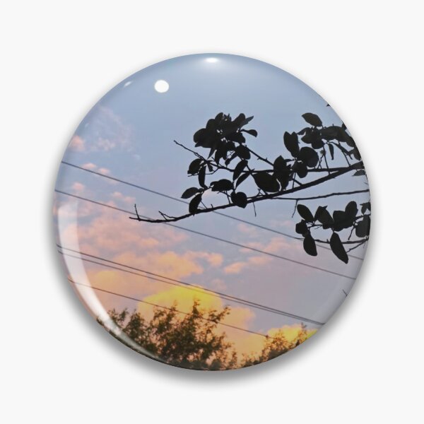 Item preview, Peaceful Moon over Tree Silhouettes designed and sold by AuraNatura.