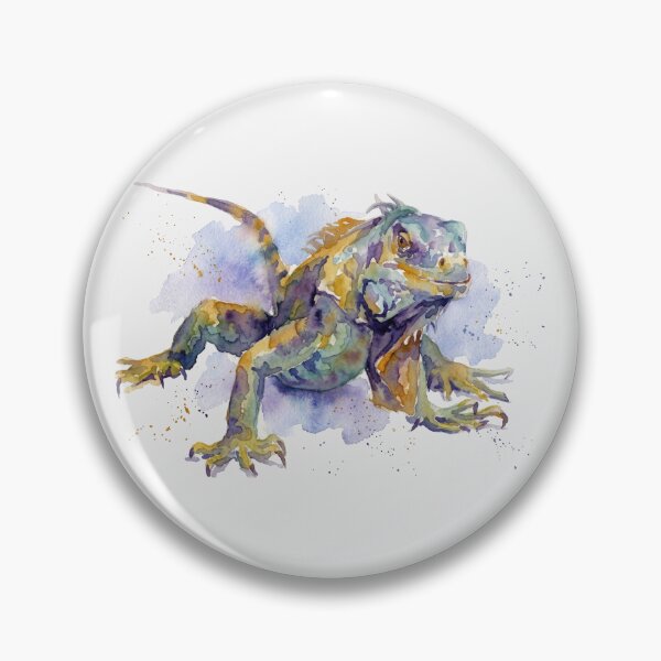 Item preview, Iguana, Full Body in Teal and Violet designed and sold by caracatita75.