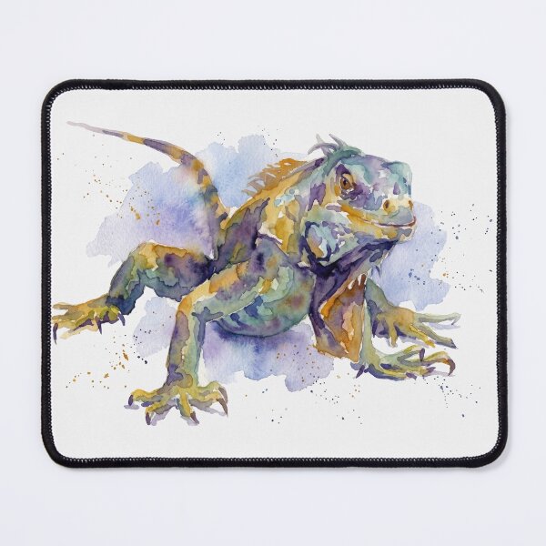Item preview, Iguana, Full Body in Teal and Violet designed and sold by caracatita75.