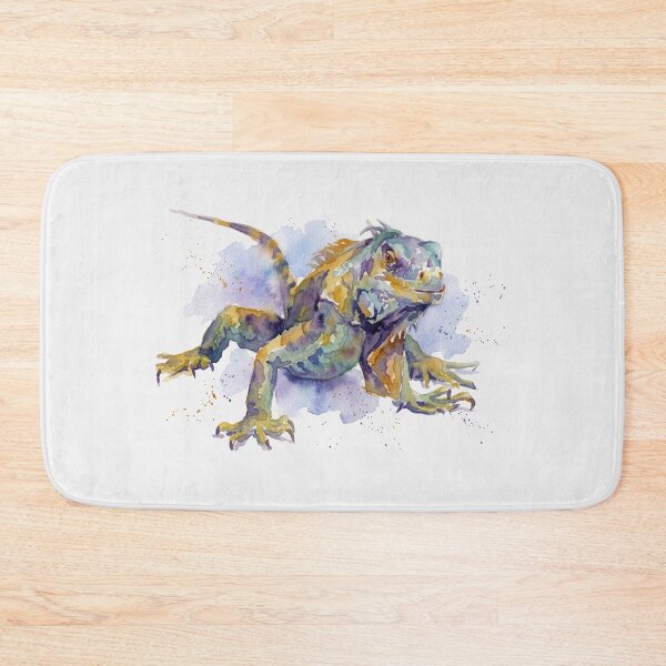 Item preview, Iguana, Full Body in Teal and Violet designed and sold by caracatita75.