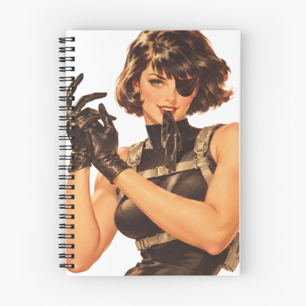 Item preview, Vintage Spy Girl Pin Up – Retro Secret Agent Glamour designed and sold by Cosplayvintage.