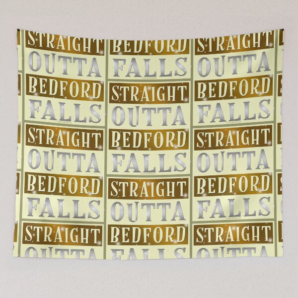 Item preview, Straight Outta Bedford Falls Silver designed and sold by Normbot2000.
