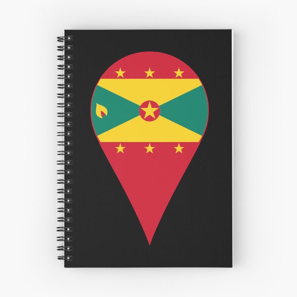 Item preview, Grenada Flag Location Pin Map Marker Destination Icon designed and sold by NTGUILTY.