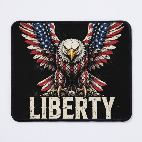 Item preview, Liberty or Death – American Flag Bald Eagle designed and sold by Freedom In Threads.