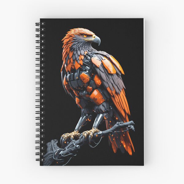Item preview, Cyberpunk Eagle Mecha Confident Gaze Poster designed and sold by Cyber Gold Studio.