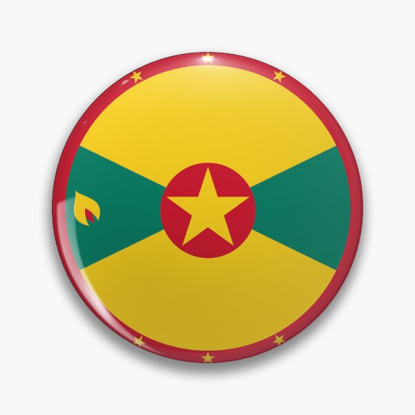 Item preview, Round Grenada Flag Icon Circular Button Element designed and sold by NTGUILTY.