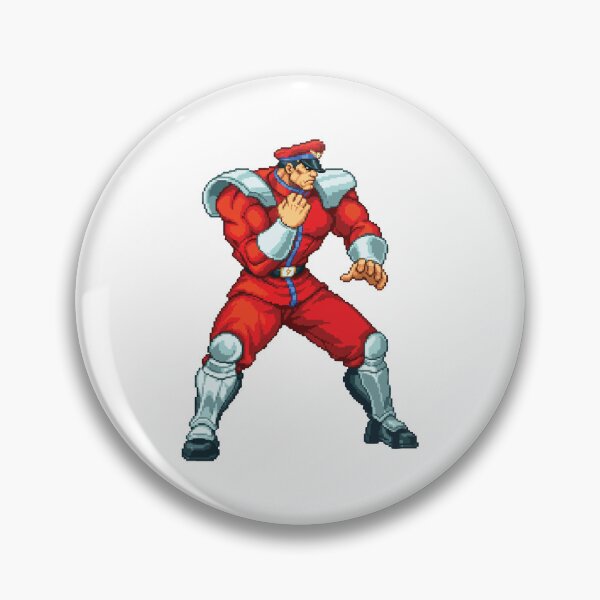 Item preview, M. Bison Fight Stance 32-Bit Retro Pixel Art designed and sold by Ctrl+AltGalaxy.