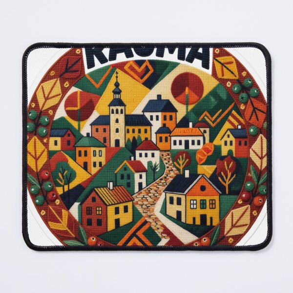 Item preview, Rauma Finland Autumn Tapestry Sticker designed and sold by Imaginarium of Chaos falcon88 .