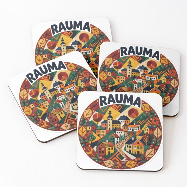 Item preview, Rauma Finland Autumn Tapestry Sticker designed and sold by Imaginarium of Chaos falcon88 .