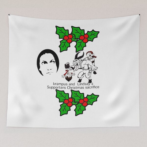 Item preview, krampus and  Lindsay's  designed and sold by sanctuarywear.