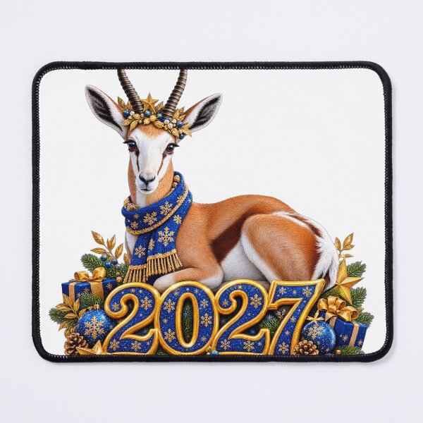 Item preview, Festive Gazelle 2027 New Year Celebration designed and sold by HoMya.