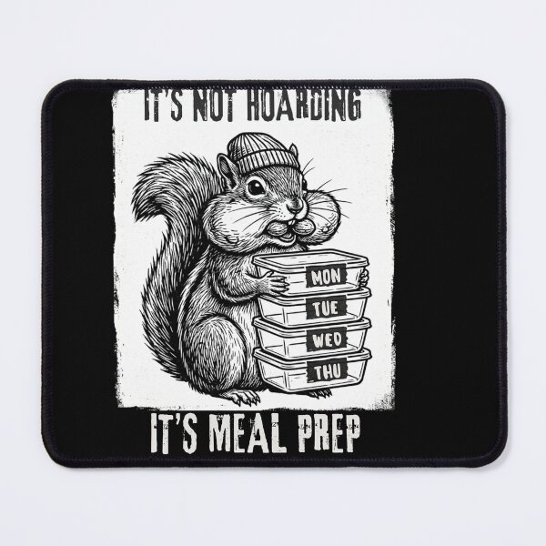 Item preview, Funny Squirrel Meal Prep Acorn Hoarding designed and sold by w66aboo.
