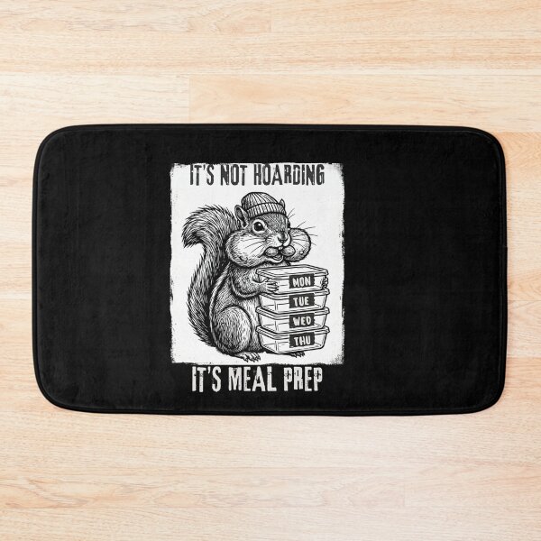 Item preview, Funny Squirrel Meal Prep Acorn Hoarding designed and sold by w66aboo.