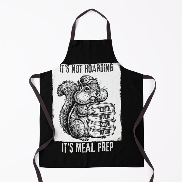 Item preview, Funny Squirrel Meal Prep Acorn Hoarding designed and sold by w66aboo.