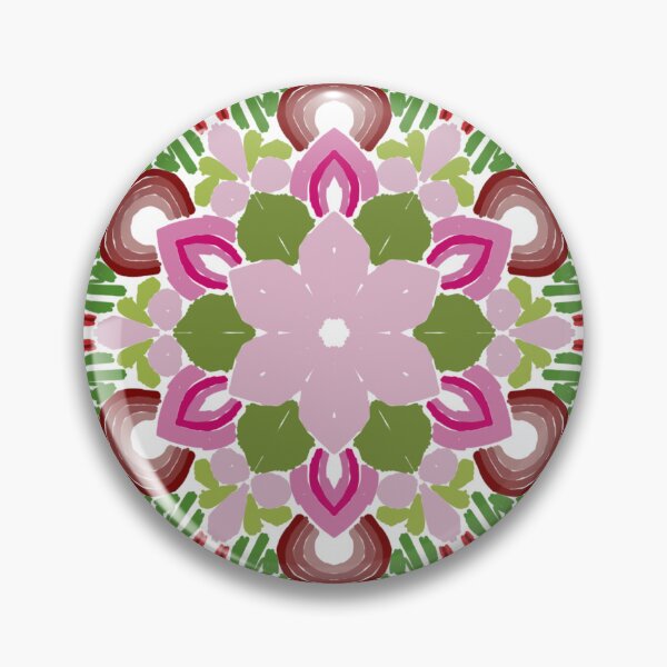 Item preview, Botanical Bouquet Lineless Geometric Mandala designed and sold by FioreDiCiliegio.
