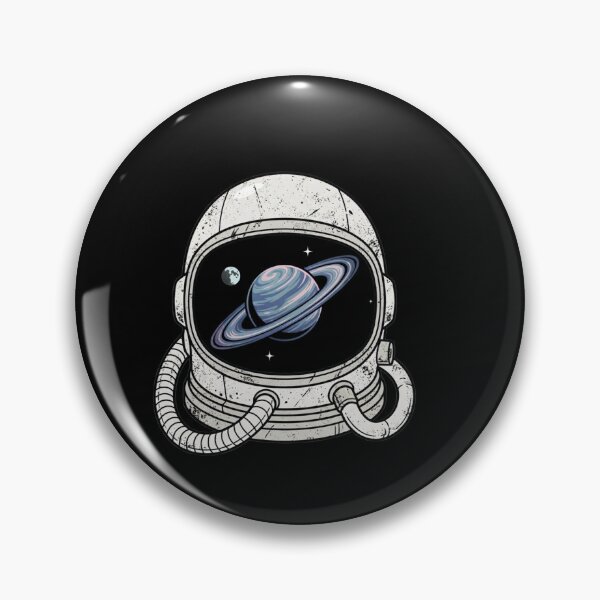 Item preview, Vintage Astronaut Helmet Planet Reflection Retro Space designed and sold by w66aboo.