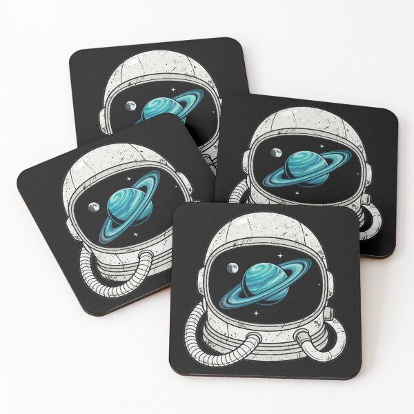 Item preview, Copy of Vintage Astronaut Helmet Planet Reflection Retro Space designed and sold by w66aboo.