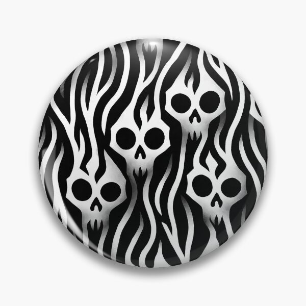 Item preview, Skull Halloween Pattern designed and sold by Derek Gillette.