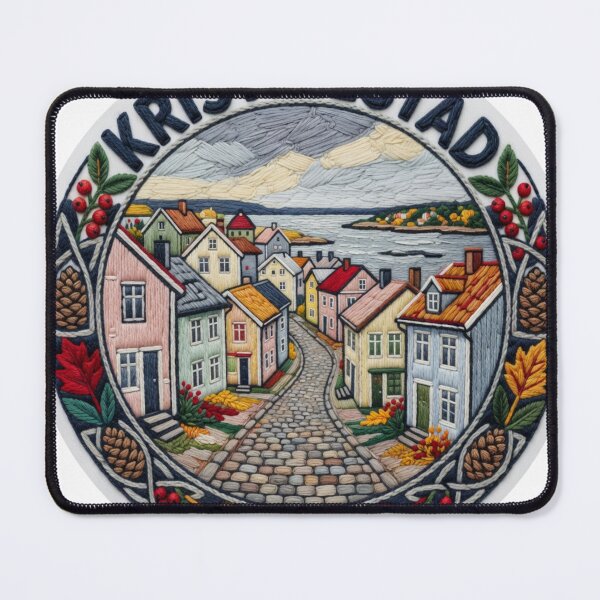 Item preview, Kristinestad Finland Coastal Town Autumn Sticker designed and sold by Imaginarium of Chaos falcon88 .