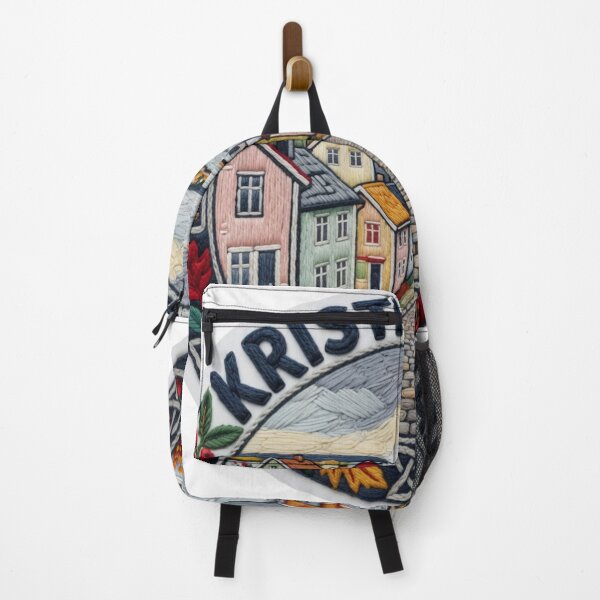 Item preview, Kristinestad Finland Coastal Town Autumn Sticker designed and sold by Imaginarium of Chaos falcon88 .