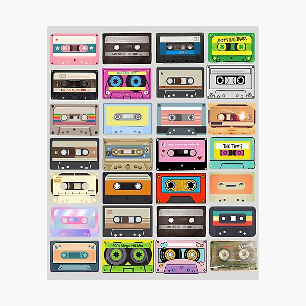 Item preview, Cassette Tapes Are Small Analog Magnetic Recording Format designed and sold by BrightrDayMusicArt.