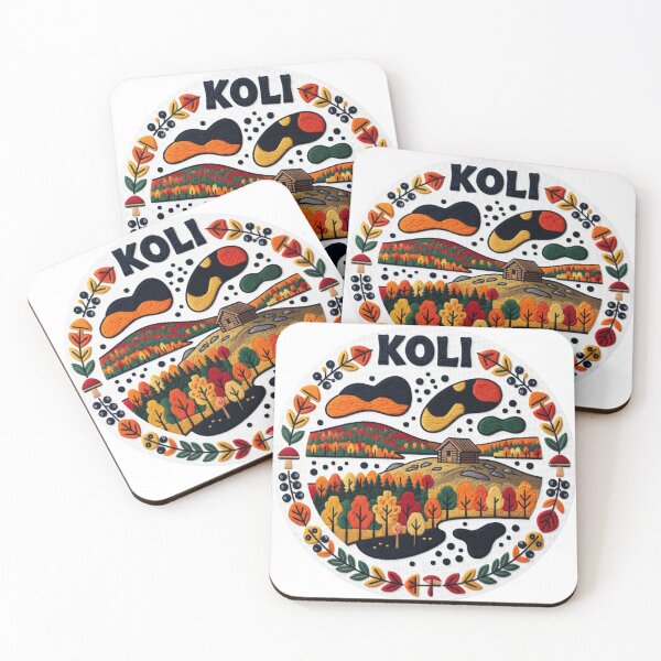 Item preview, Koli National Park Finland Ruska Autumn Sticker designed and sold by Imaginarium of Chaos falcon88 .