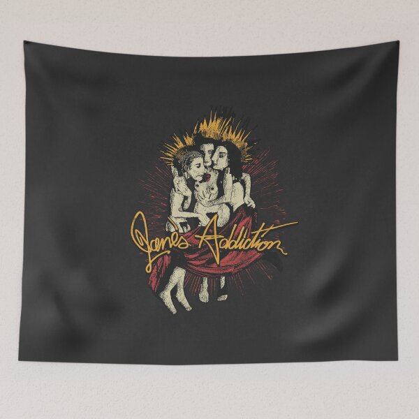 Artikelvorschau, Jane's Addiction Original Custom Vintage Musikband T-Shirt Einzigartiges Poster Wandkunst entworfen und verkauft von Cool Robot Bro..