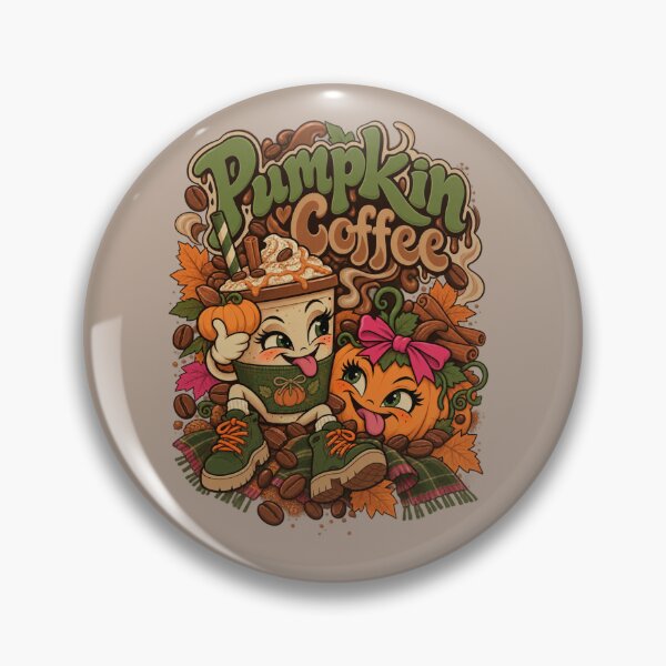 Item preview, Pumpkin Coffee Cuties – Cozy Autumn Vibes designed and sold by Aimetoi.