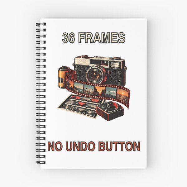 Item preview, 36 Frames No Undo Analog Photography Design designed and sold by DigitalKingClub.