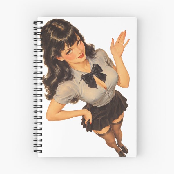 Item preview, Vintage Schoolgirl Pin Up – Retro College Girl designed and sold by Cosplayvintage.