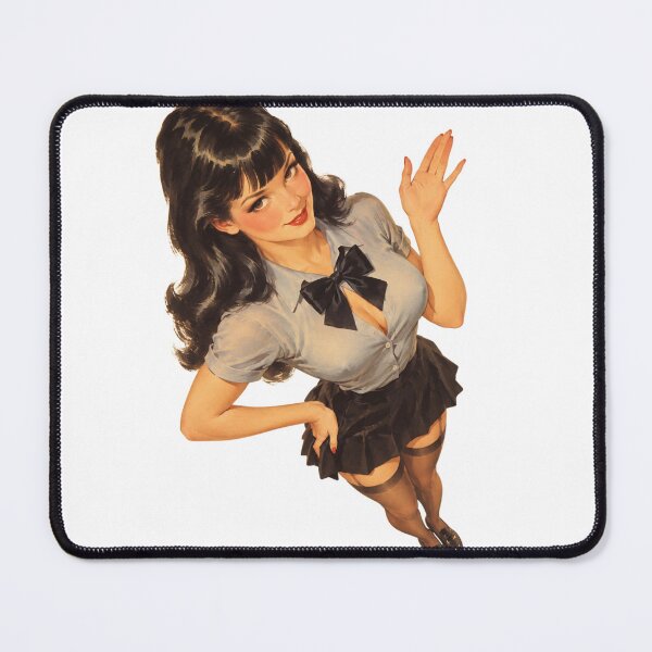 Item preview, Vintage Schoolgirl Pin Up – Retro College Girl designed and sold by Cosplayvintage.