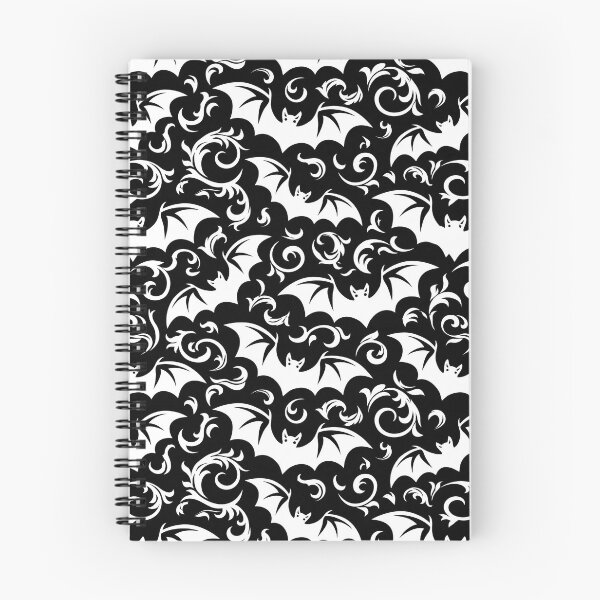 Item preview, Black and White Bat Halloween Pattern designed and sold by Derek Gillette.