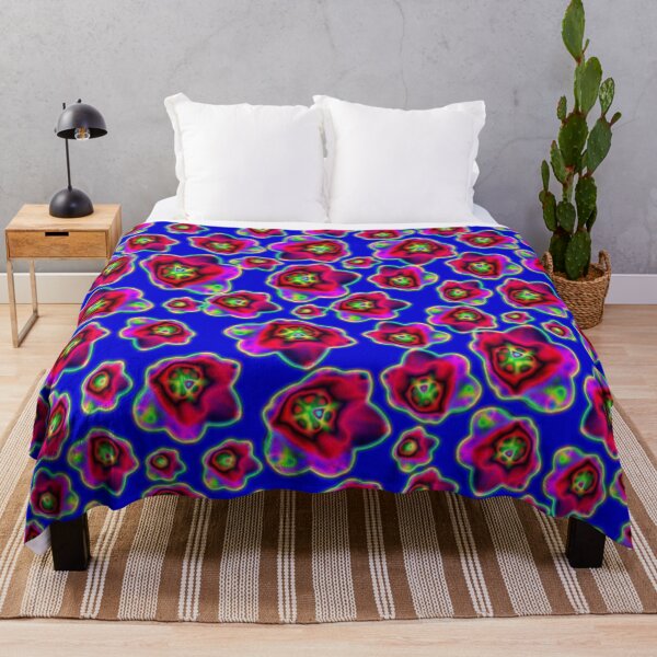Item preview, English Garden - Electric Red Tulip Floral Pattern designed and sold by PurrfectWhisper.