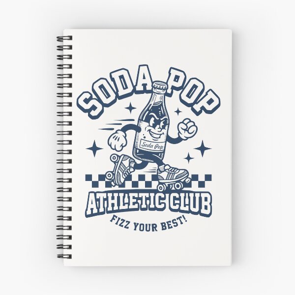 Item preview, Soda Pop Athletic Club Vintage Mascot Roller Skating designed and sold by CamaleonDesigns.