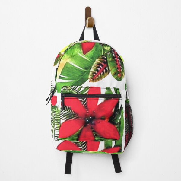 Item preview, Tropical flowers in Christmas colors, original watercolor. designed and sold by aswoa.