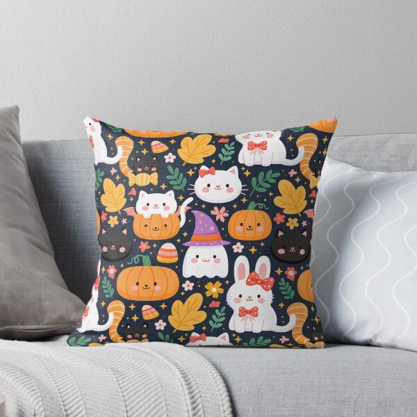 Item preview, Cute Whimsical Cartoon Halloween Pattern designed and sold by Derek Gillette.