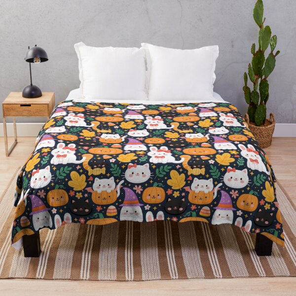 Item preview, Cute Whimsical Cartoon Halloween Pattern designed and sold by Derek Gillette.