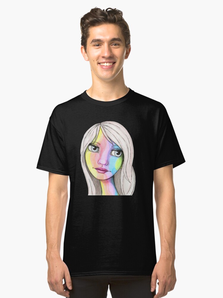 Alternate view of She Loves In Color Classic T-Shirt