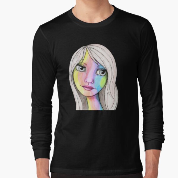 She Loves In Color Long Sleeve T-Shirt
