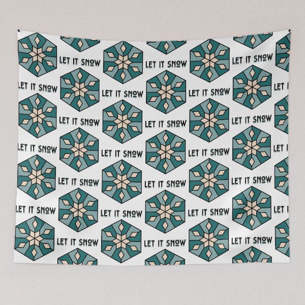 Item preview, Let It Snow - Vintage Style designed and sold by Holly Norine Design.