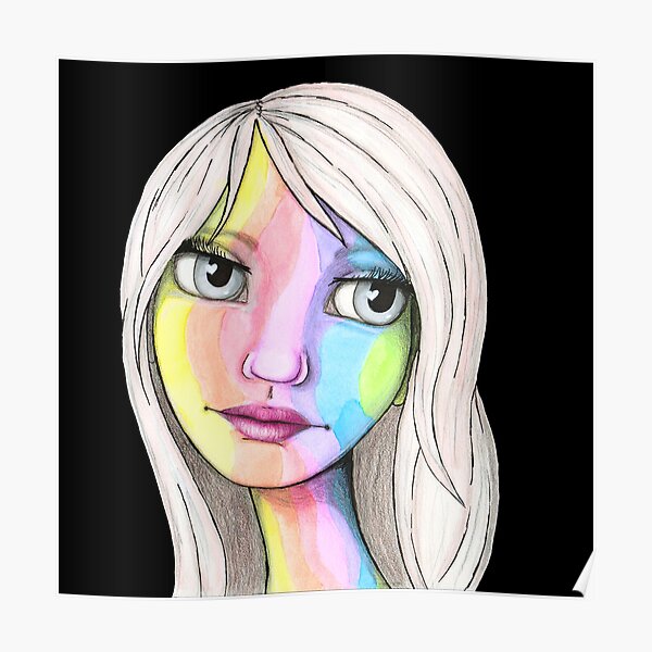 She Loves In Color Poster