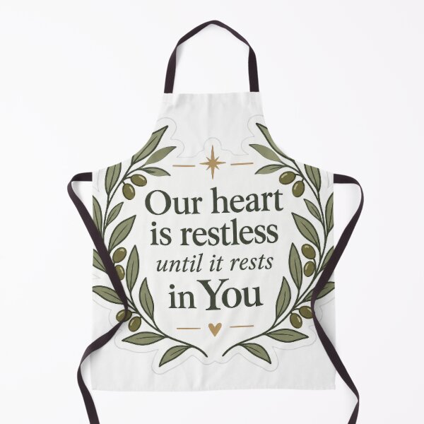 Item preview, Our Heart Is Restless Until It Rests In You designed and sold by QCena.