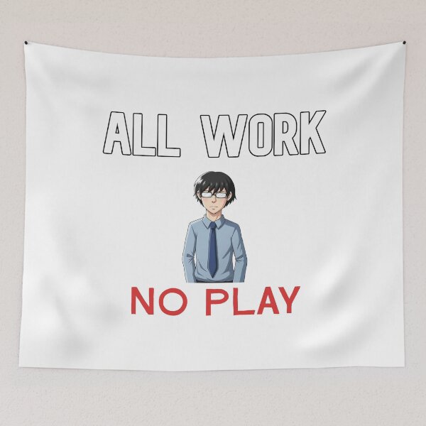 Item preview, All Work No Play Anime Office Character designed and sold by cpecana.