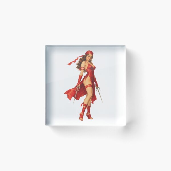 Item preview, Vintage Ninja Girl Pin Up – Retro Warrior Glamour designed and sold by Cosplayvintage.