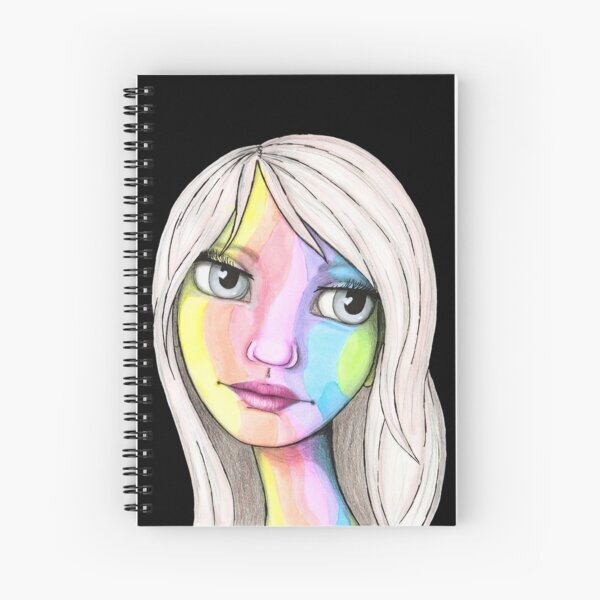 She Loves In Color Spiral Notebook