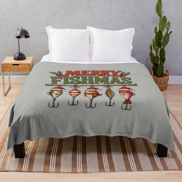 Item preview, Merry Fishmas Ice Fishing, Ice Fishing Tshirt for Fish Lover designed and sold by MalwasBasket.